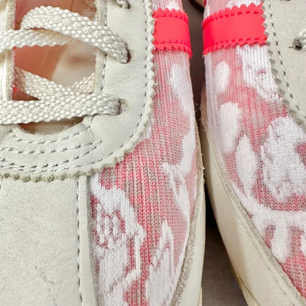 Adidas Liberty London SL 72 Floral Cream Better Scarlet Sneaker Womens 8.5 - Picture 4 of 16